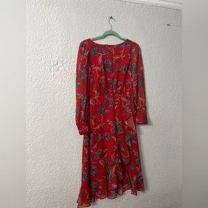 Chelsea .28 midi long sleeve dress